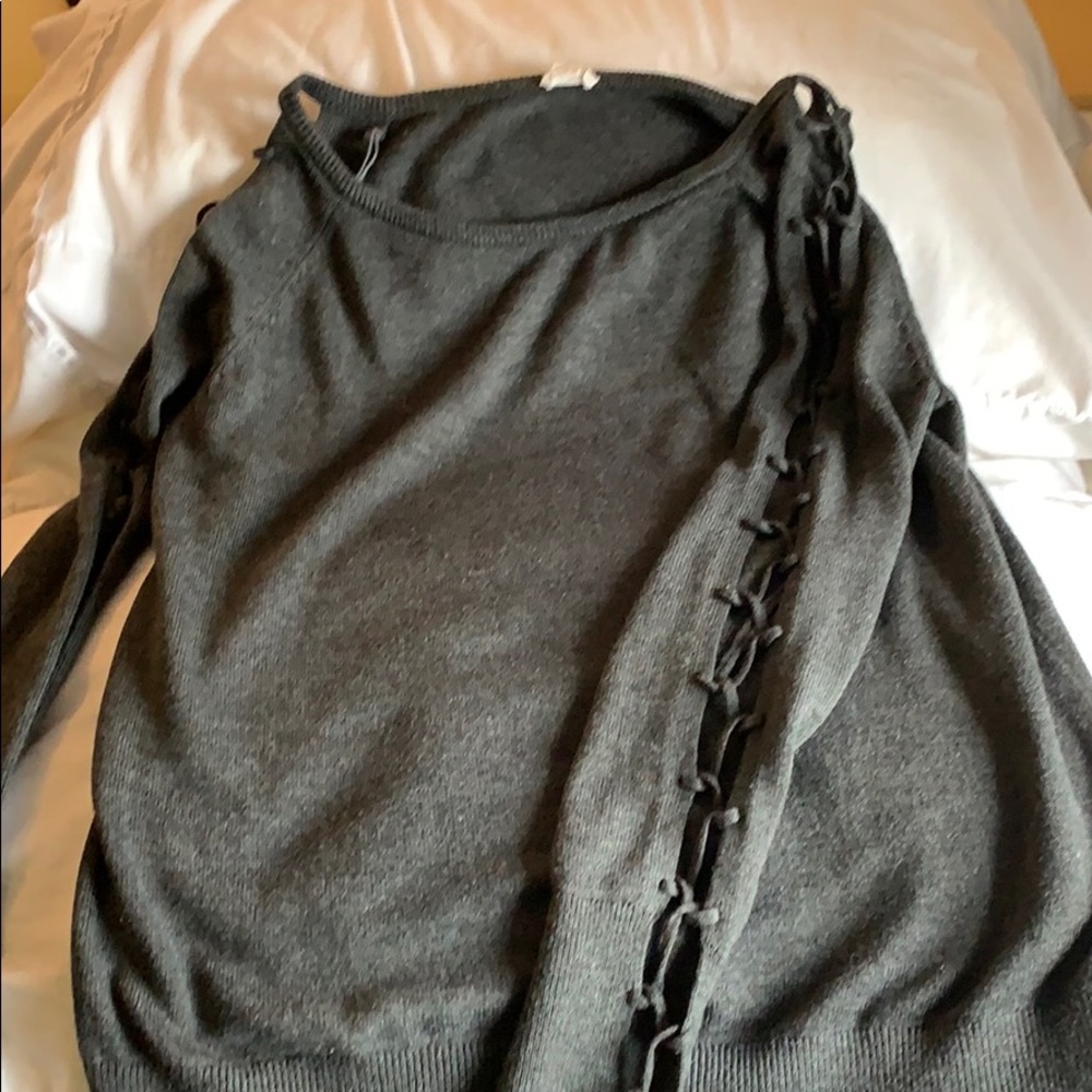 Gray sweater